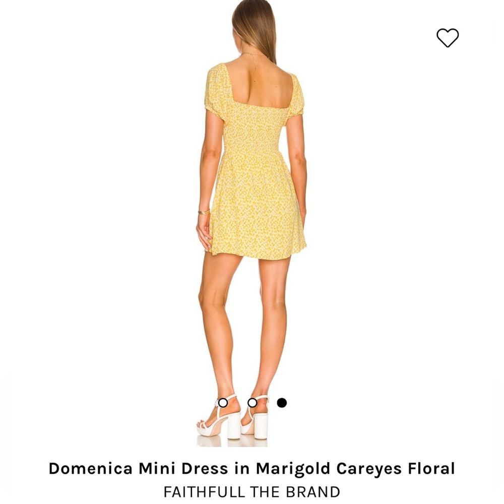 New yellow mini dress with tags